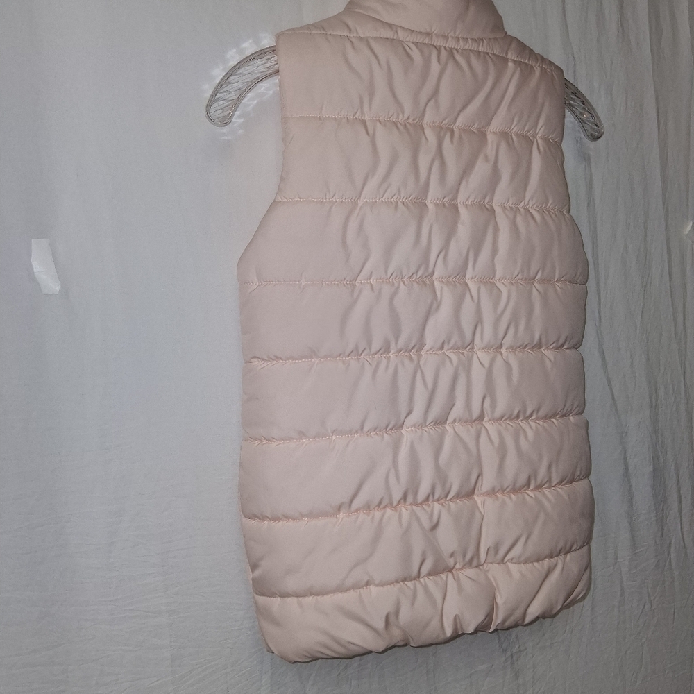 Puma Kids Light Pink Quilted Vest Size M.10/12 - Picture 8 of 16